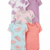 Kids * | Budget Carter'S Baby 5-Pack Short-Sleeve Original Bodysuits Assorted (