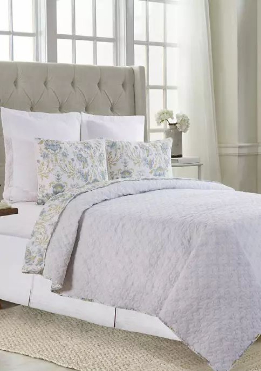 Bed & Bath * | Wholesale Modern. Southern. Home. Odette Quilt Set White